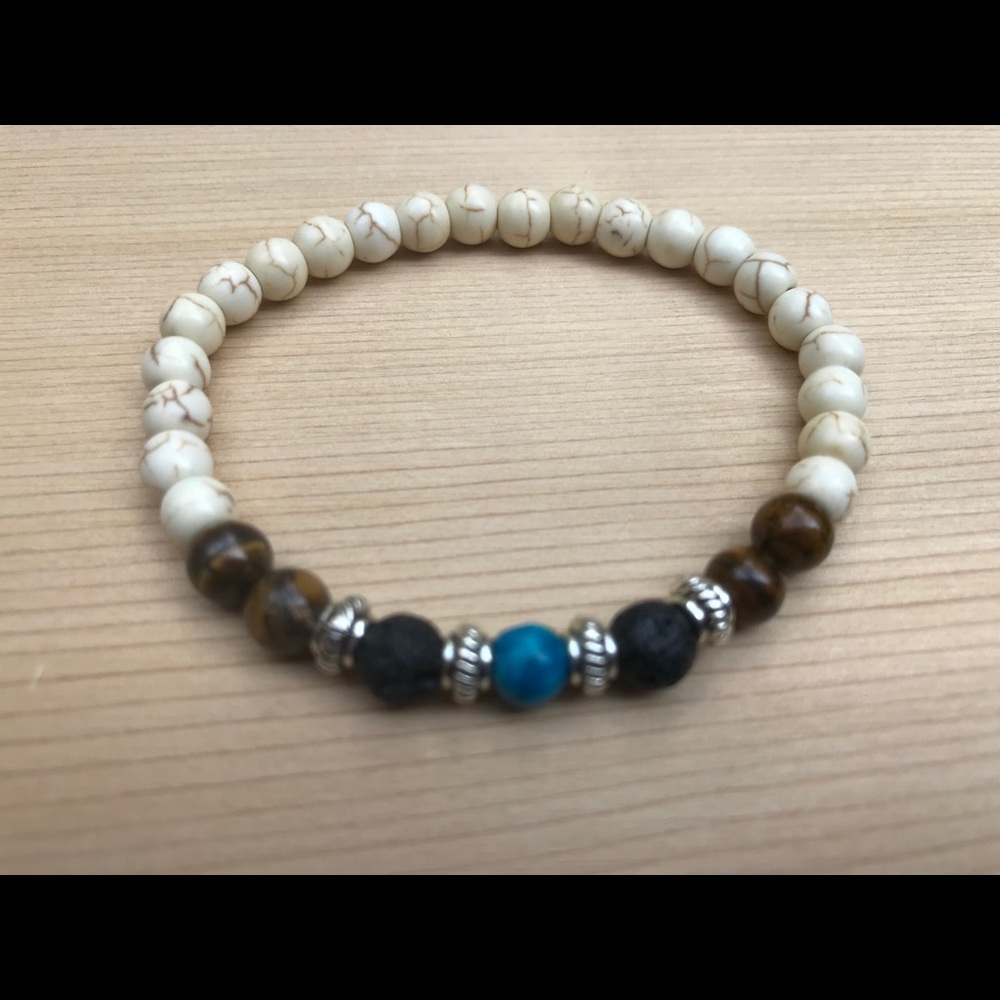Lava Stone Essential Oil Diffuser Bracelet